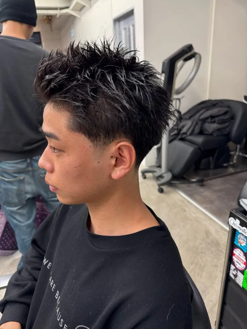 ショート メンズ フェードカット メンズショート スキンフェード スパイキーショート ショートヘア カット トリートメント 💈メンズ特化💈 TASUKUのヘアスタイル