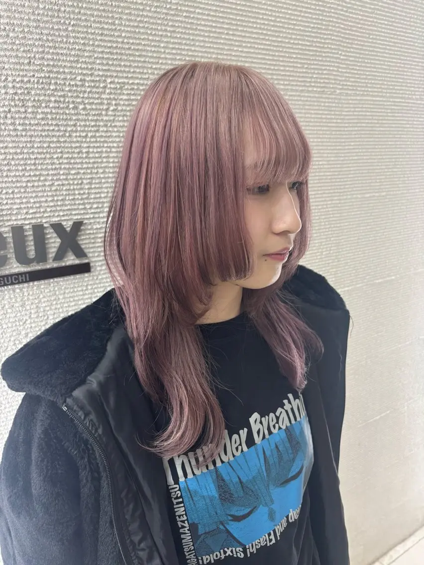 ロング カラー kaho カットモデル募集中のヘアスタイル