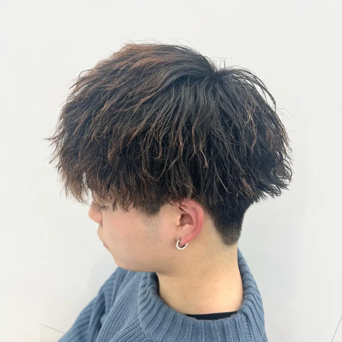 ショート パーマ メンズ メンズパーマ メンズツイストパーマ ツイストパーマ ヘアカラー 柏メンズカットパーマ NO.1タイチのヘアスタイル