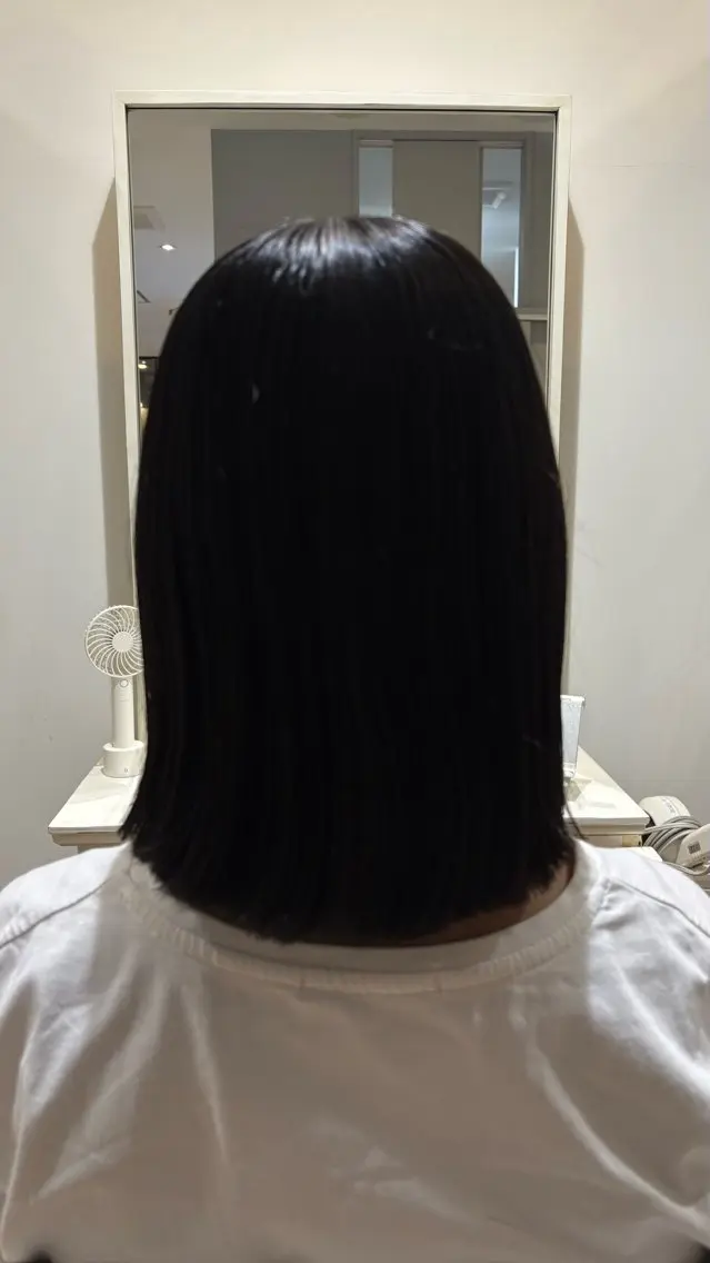 ミディアム トリートメント 似合わせ 顔周りYUUGAのヘアスタイル