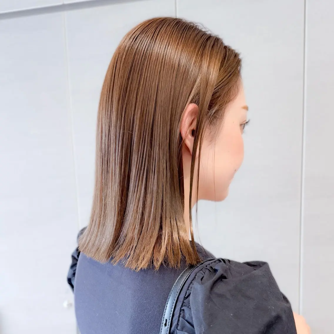 🩷透明感抜群🩷カット+ブリーチなしダブルカラー+トリートメント(初カラーの方はこちらがおすすめ❤︎)の写真