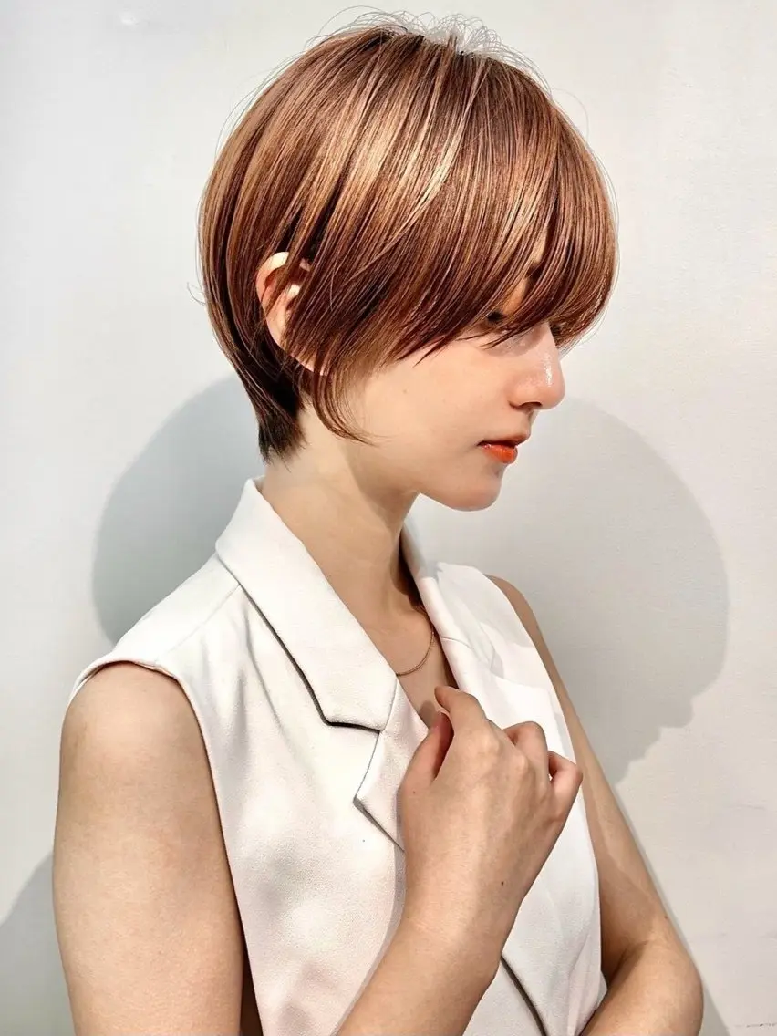ショート 渋谷ショート、パーマ 美容師vain はるのヘアスタイル