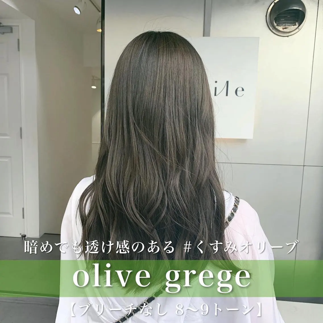 ミディアム カラー ショートボブ ミディアムパーマ アクアカラー アッシュ アッシュグレー navile原宿 yumaのヘアスタイル