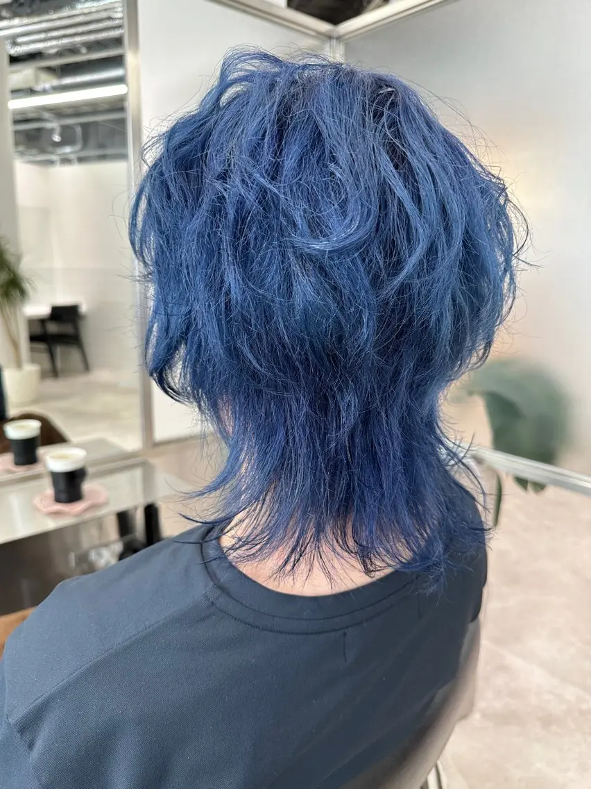 ミディアム カラー ブリーチ カット ヘアカラー 梅田茶屋町ヘッドスパ &艶カラー りほのヘアスタイル