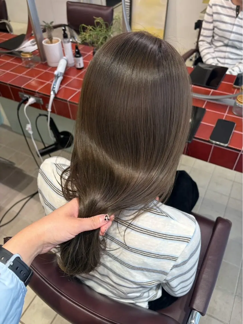 カラー さや/透明感カラー /カラーモデル募集中のヘアスタイル