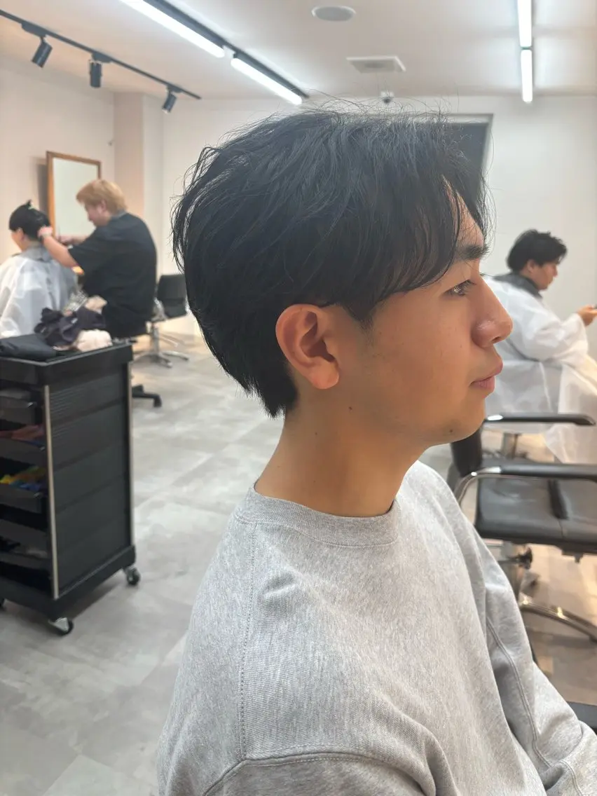 メンズ メンズパーマ カット パーマ 保立メンズパーマ /メンズカット船橋駅のヘアスタイル