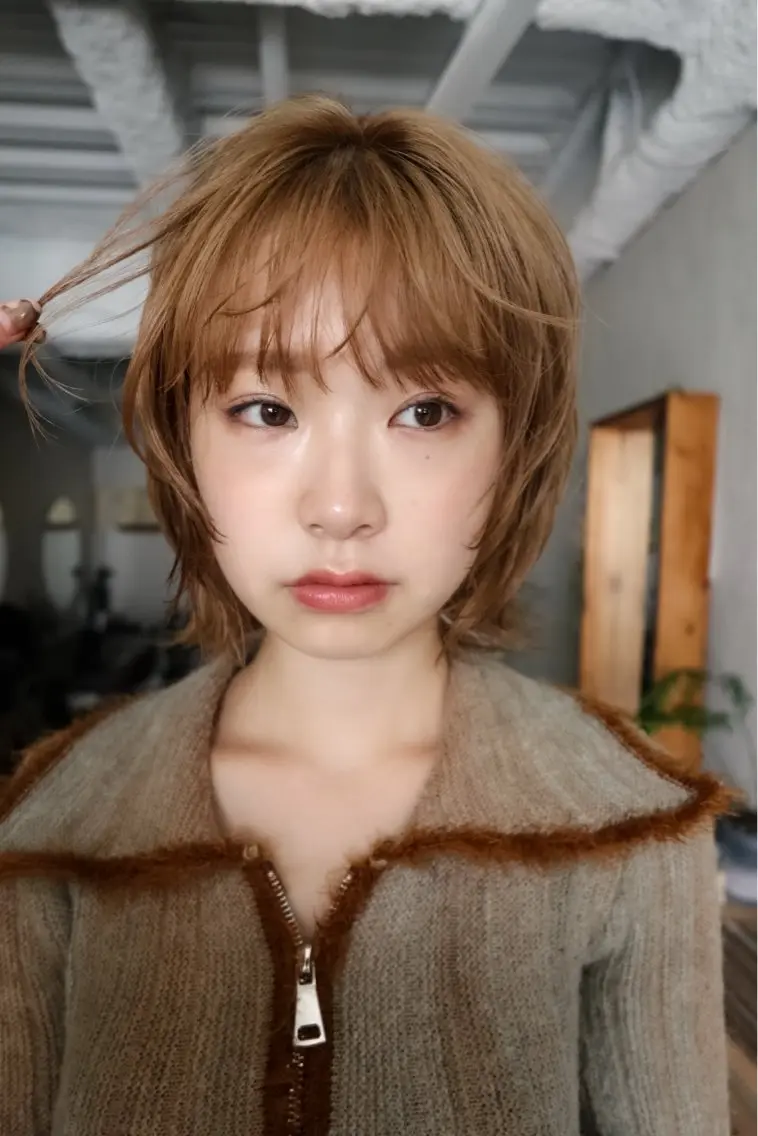 微調整前髪カット✨の写真