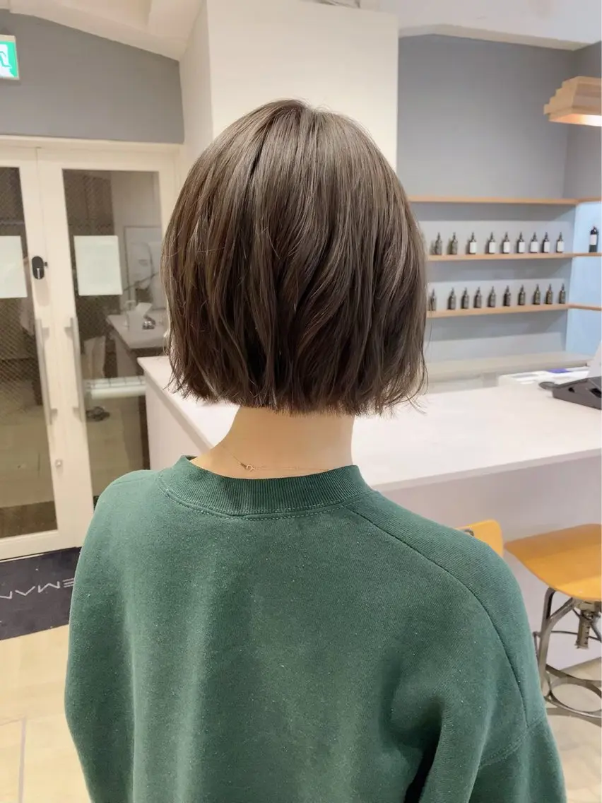ショート ボブ 無料カットモデル/ 梅田🌱さかそ。のヘアスタイル