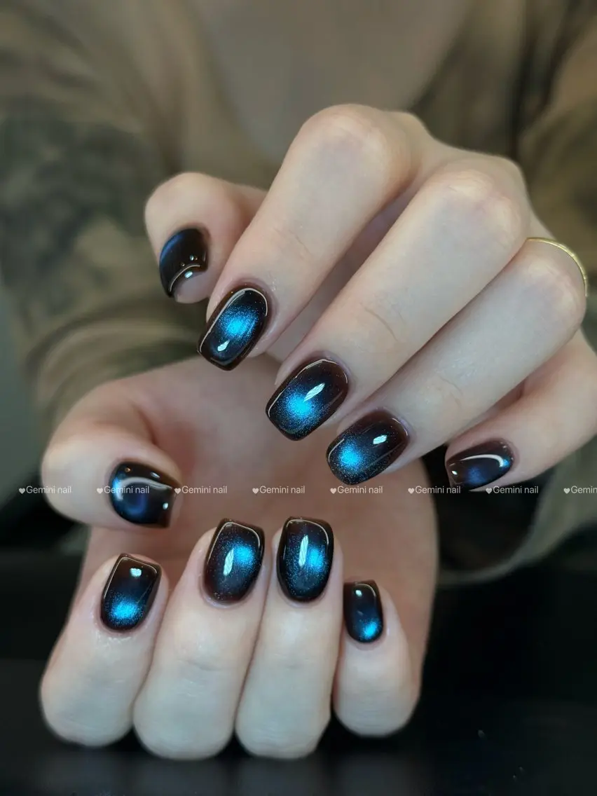 ネイル マグネットネイル Gemini nail.Yukiのネイルデザイン