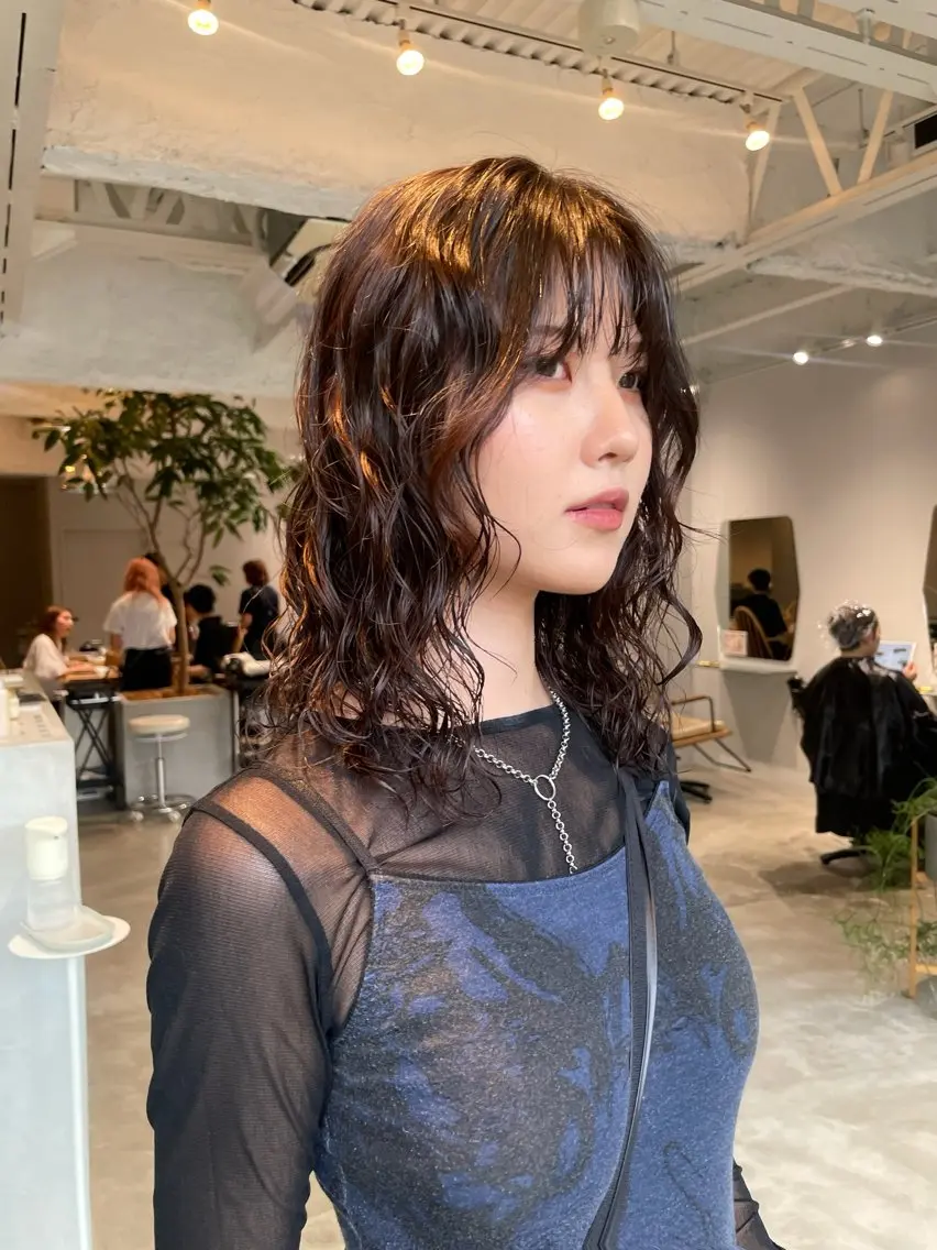 パーマ 中村 玲音のヘアスタイル