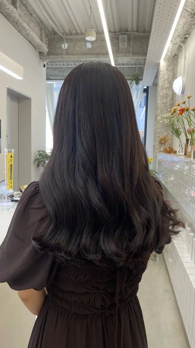 ロング カット ヘアカラー トリートメント 🌻花屋併設🌻濱 幸帆のヘアスタイル