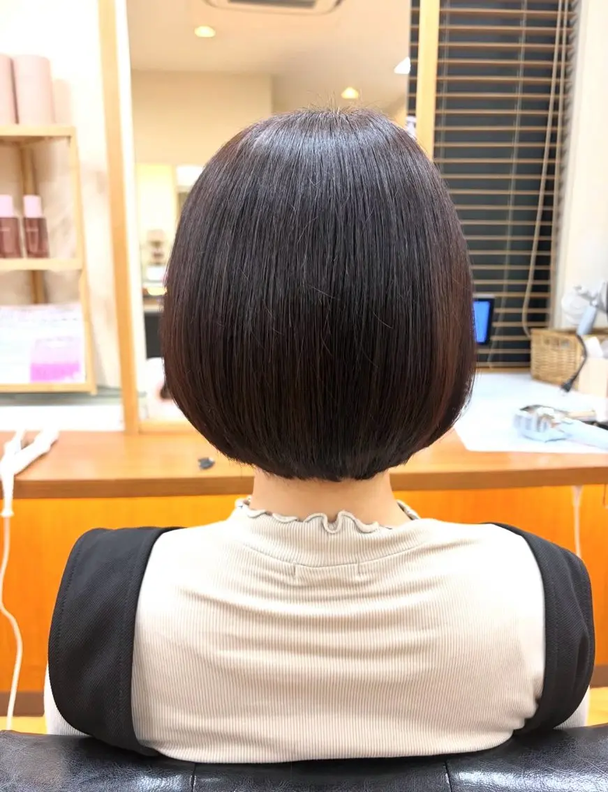 ミディアム 髪質改善ストレート ✨️小川涼のヘアスタイル