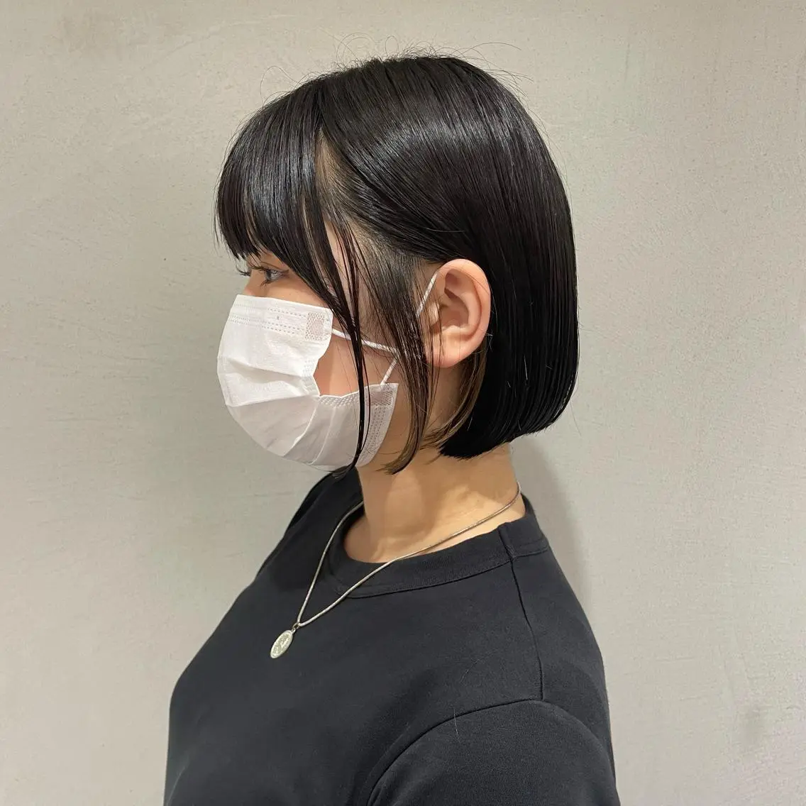ショート オリーブ カラー✨有坂映哉のヘアスタイル