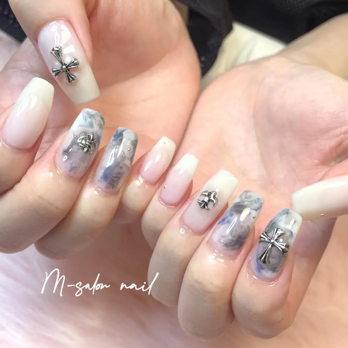 ネイル ハンドネイル 韓国/網紅/パーツ M-salonのネイルデザイン