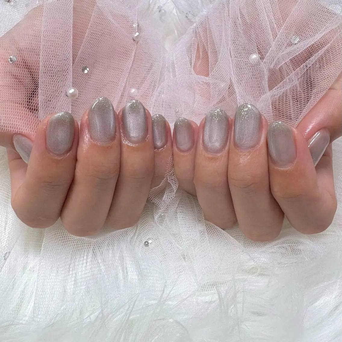 ネイル マグネットネイル ハンドネイル SHINE nail salonのネイルデザイン