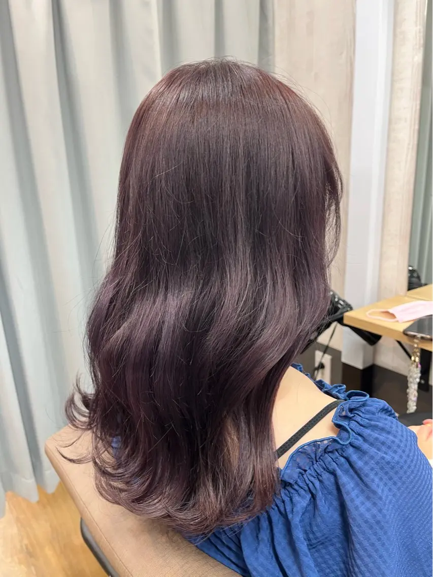 ✨ミニモ限定価格✨デザインカット+カラー+5stpトリートメント【白髪染め可】の写真