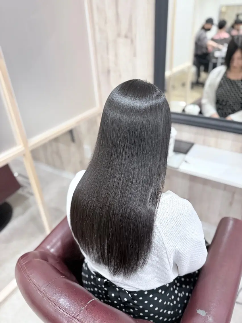 ロング 髪質改善/美髪矯正/ 池袋/HlBlKlのヘアスタイル