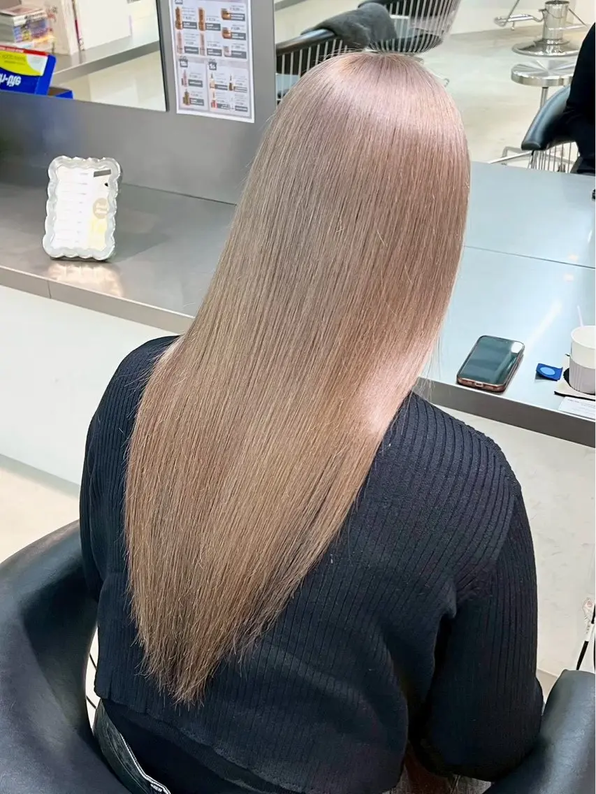 ロング ヘアカラー nanami ケアブリーチ/表参道のヘアスタイル