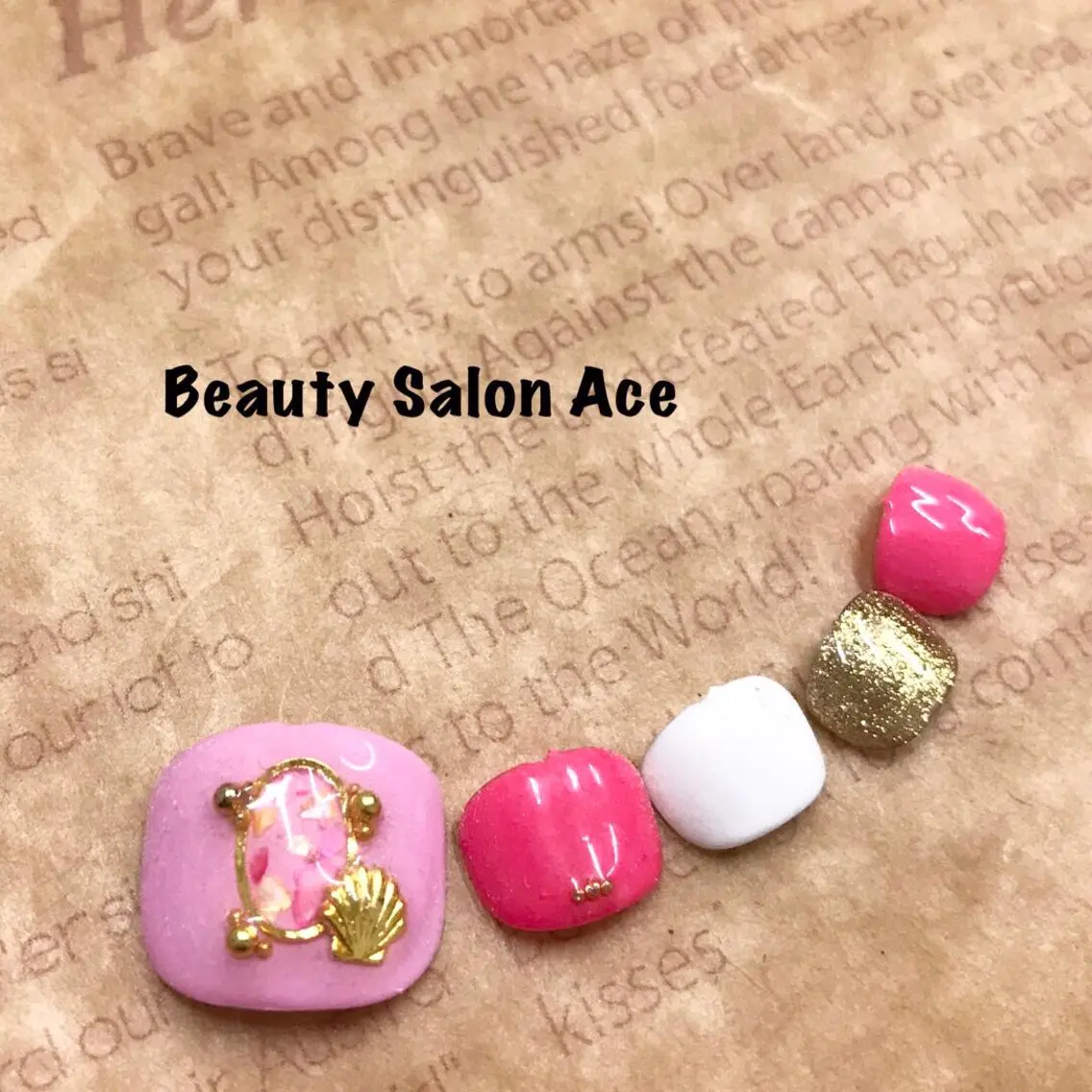 ネイル フットネイル 池袋フィルイン Ace♡Nailのネイルデザイン