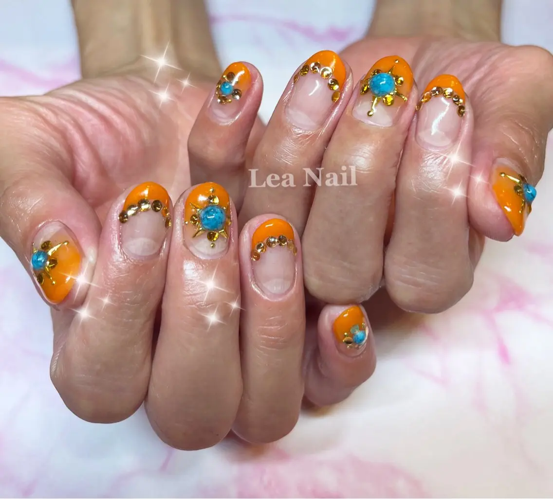 ネイル 持ち込み ハンドネイル Lea Nailのネイルデザイン