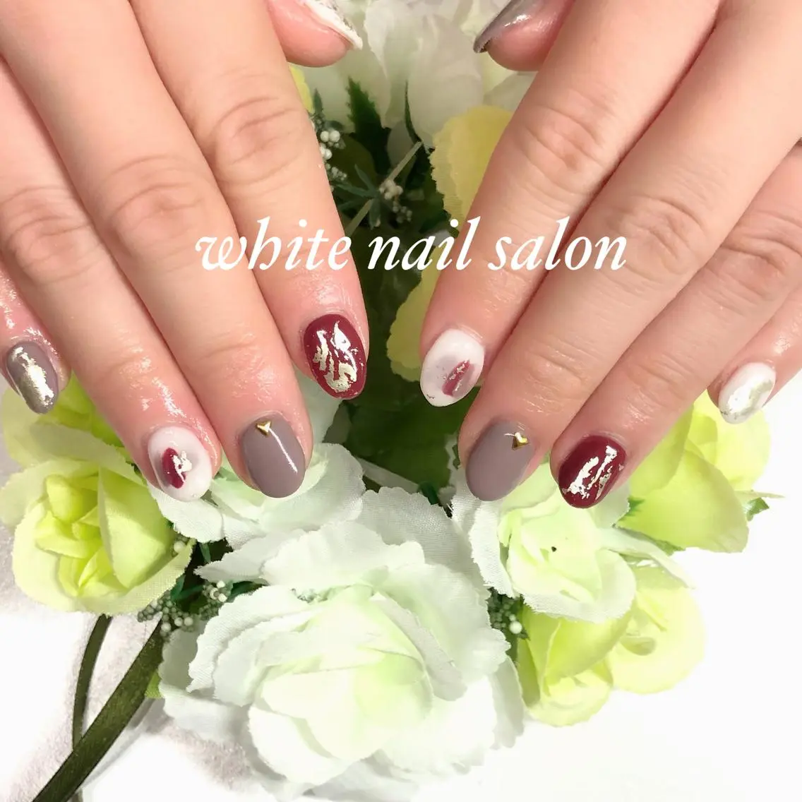 ネイル アートネイル フットネイル フレンチネイル ジェルネイル ハードジェル ハンドネイル white nail salonのネイルデザイン