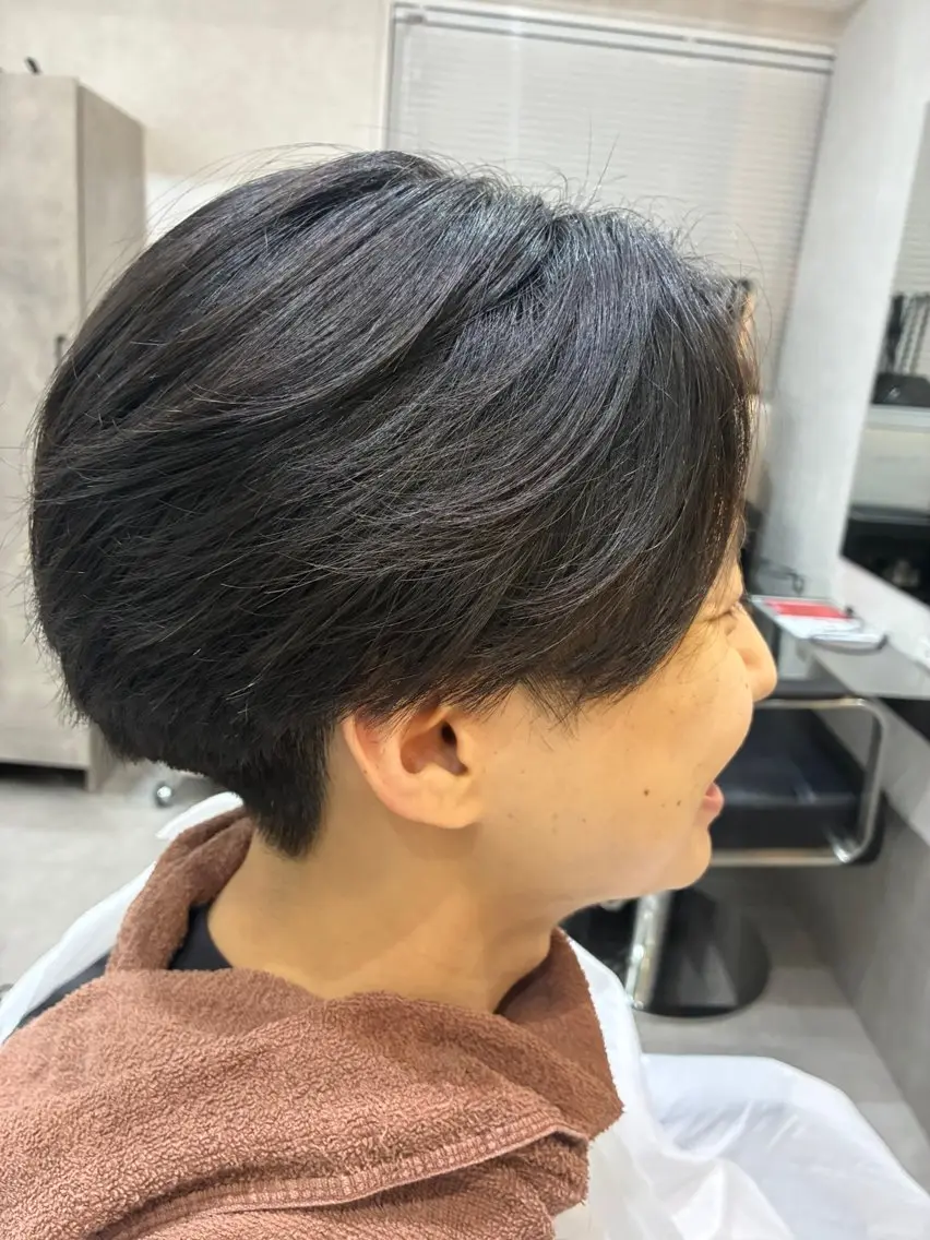 【ニュアンス】メンズカット+ニュアンスパーマ 9,900円の写真