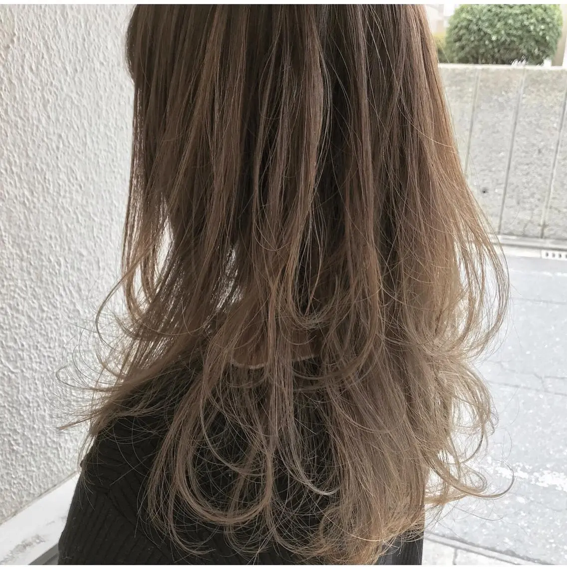 ロング カラー レイヤーカット ヘアカラー トリートメント Musiiik hairのヘアスタイル