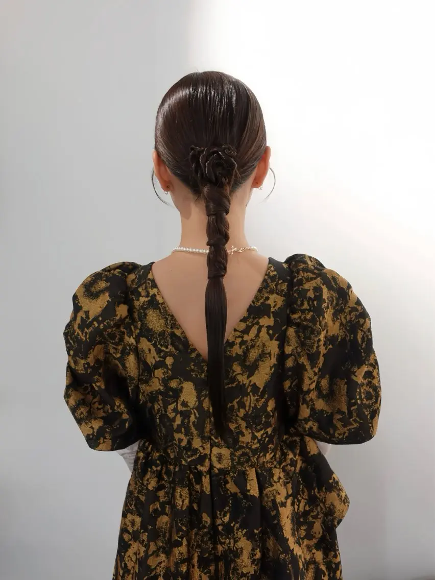 ロング ヘアアレンジ ヘアセット mina 🌷のヘアスタイル