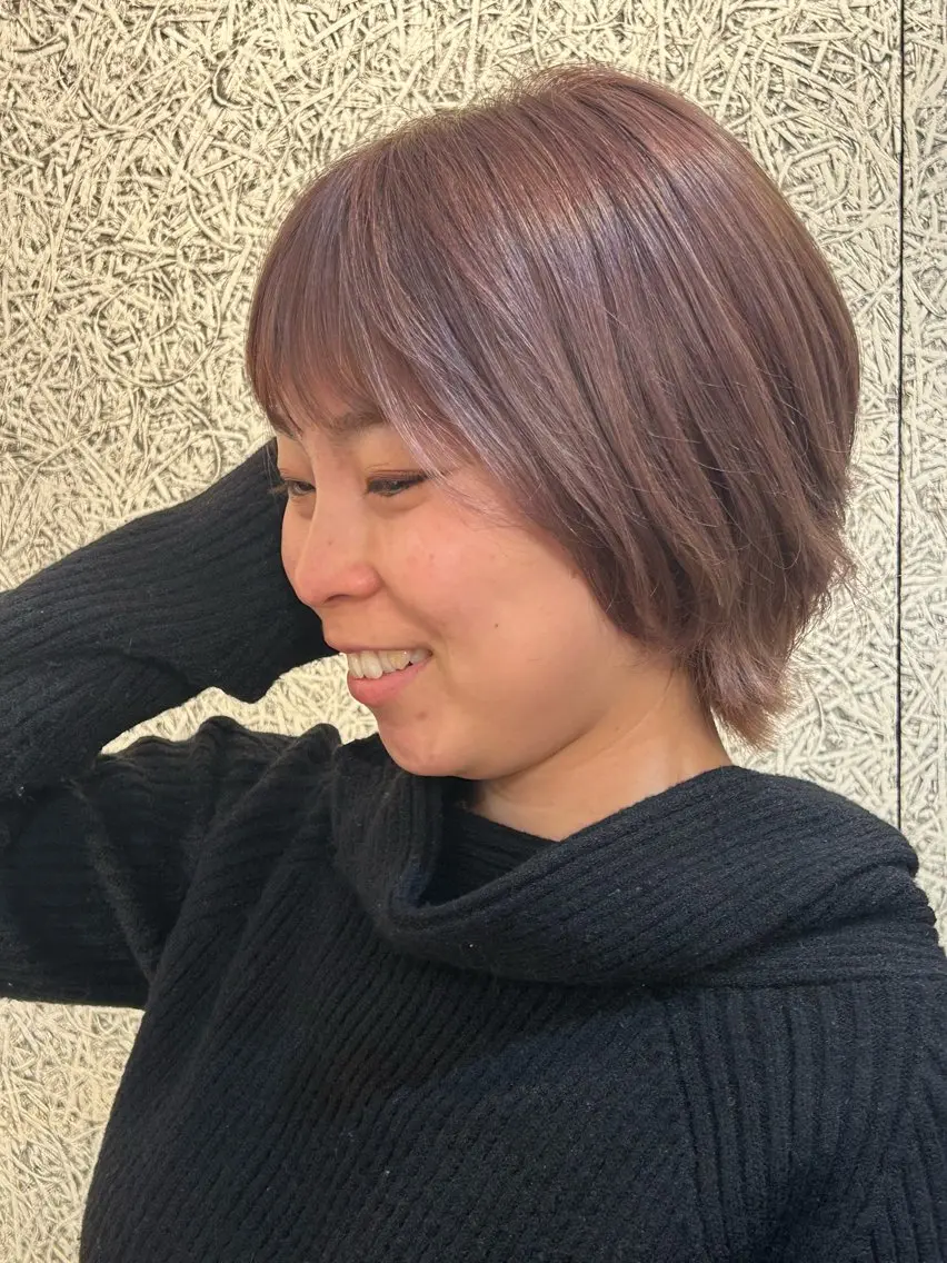 ショート カラー ヘアカラー 藤田 衣子のヘアスタイル