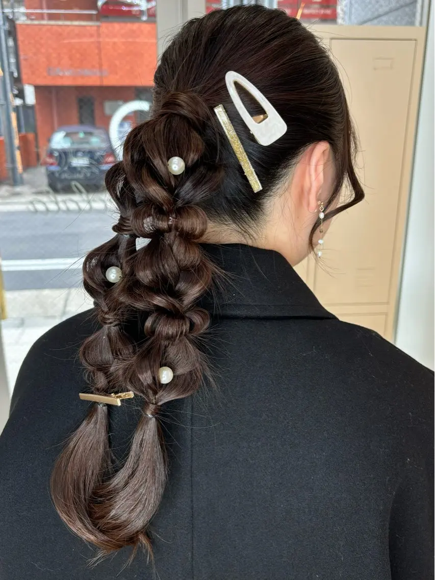 持ち込みヘアセット🎀の写真
