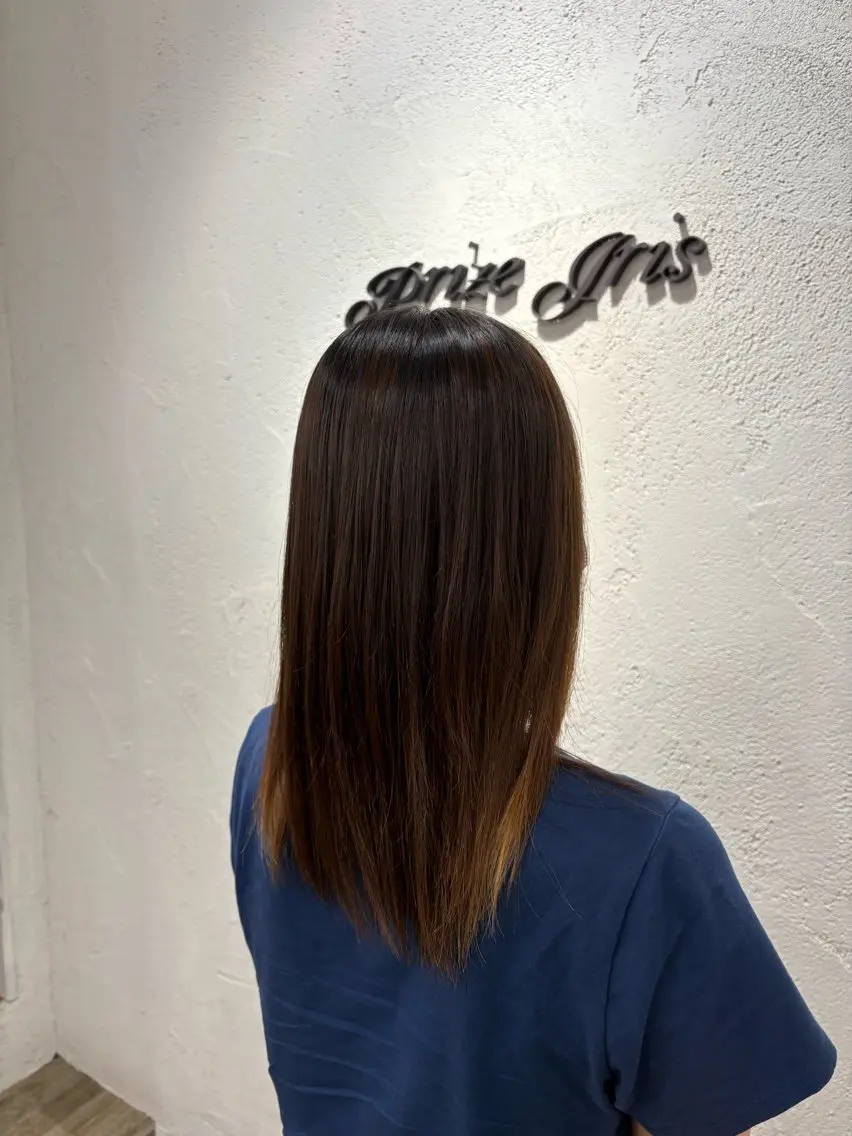 ミディアム 縮毛矯正 🤍カラー/縮毛矯正 /池袋/あい🤍のヘアスタイル