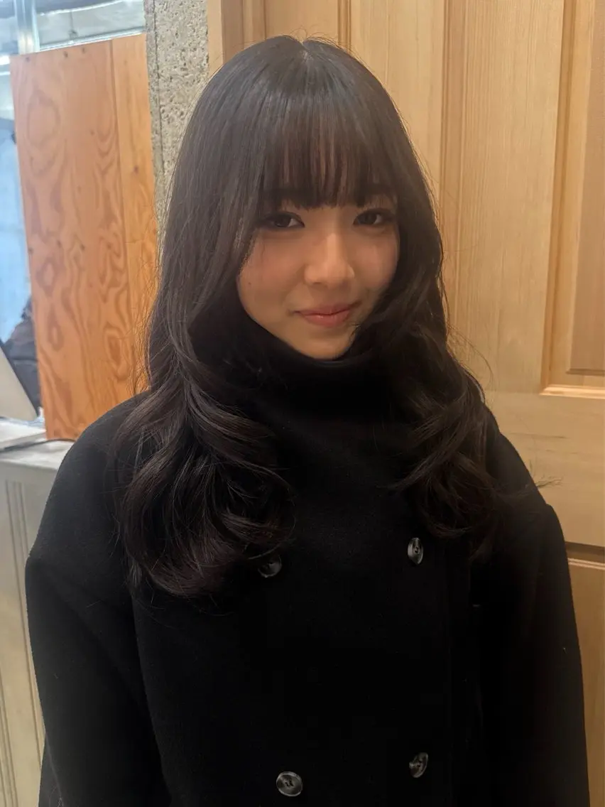 セミロング ヘアカラー KAAI ㅤのヘアスタイル