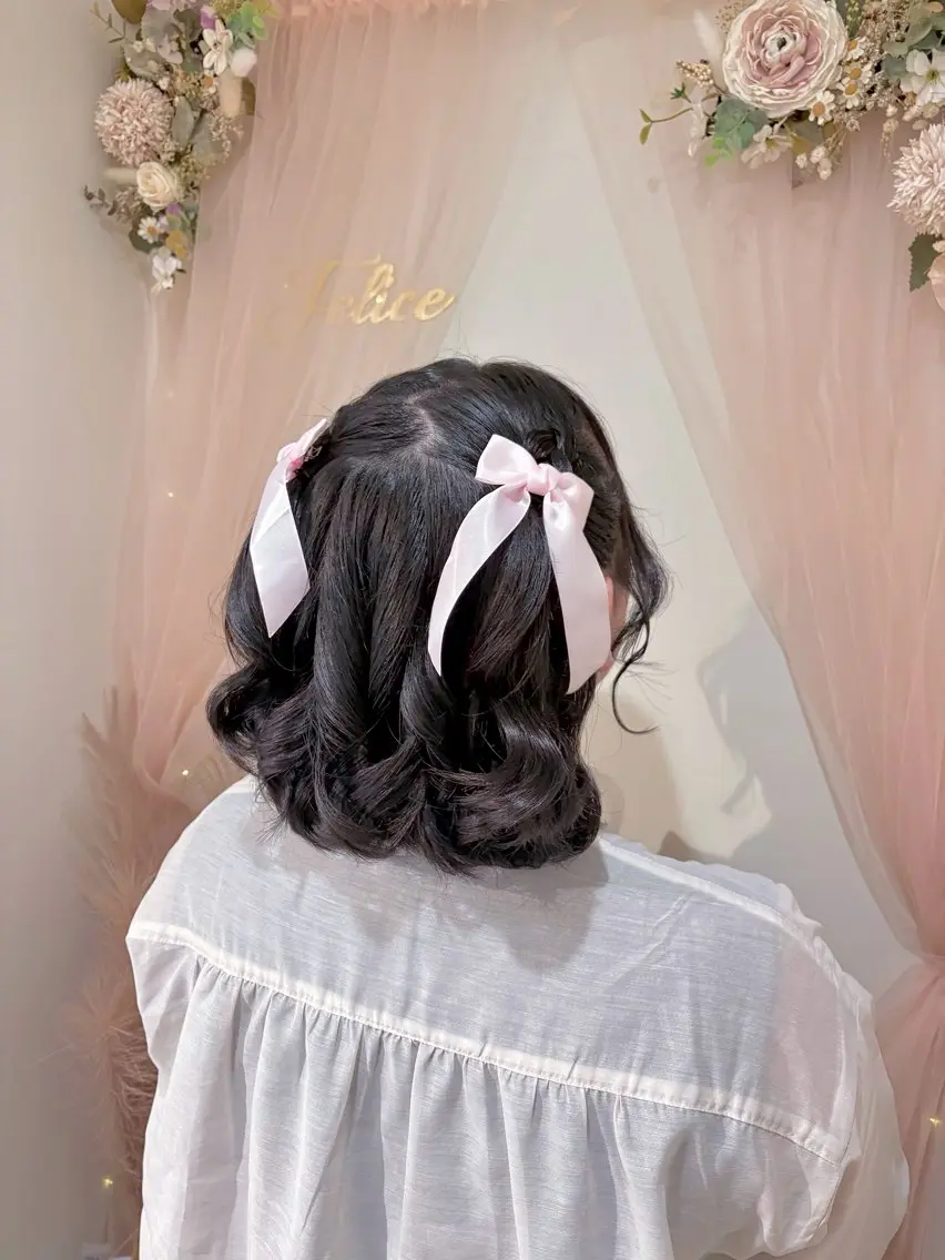 ヘアアレンジ ヘアセット 参列♡デートゆるふわ ヘアメイク🎀みゆうのヘアスタイル