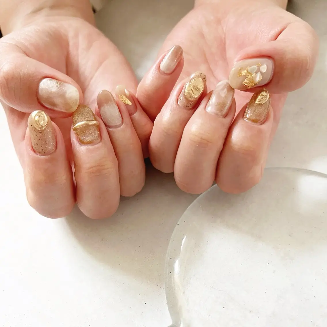 ネイル ニュアンスネイル K Aのネイルデザイン