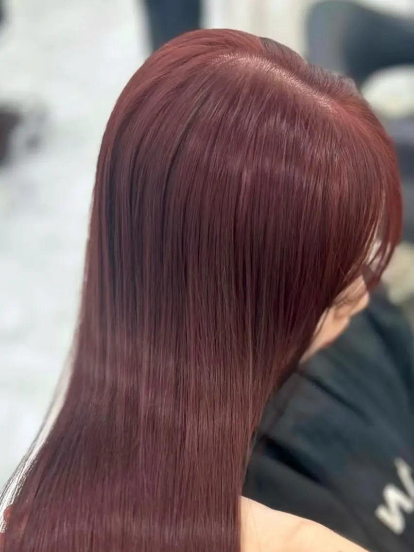 ロング カラー ヘアアレンジ メンズ ヘアカラー トリートメント さくら🍒 暖色カラー/髪質改善のヘアスタイル