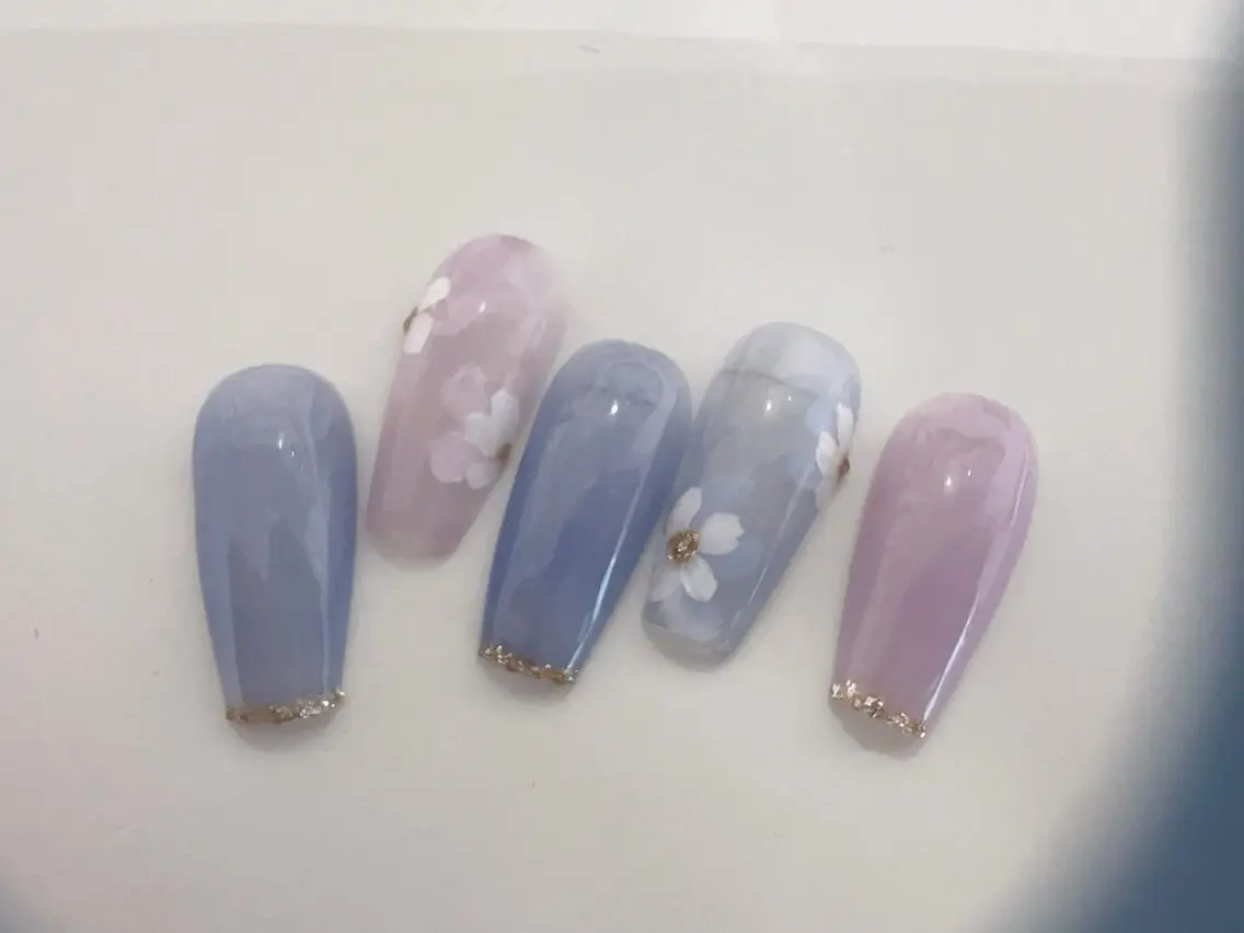 ショート パンダ ちゃんのネイルデザイン