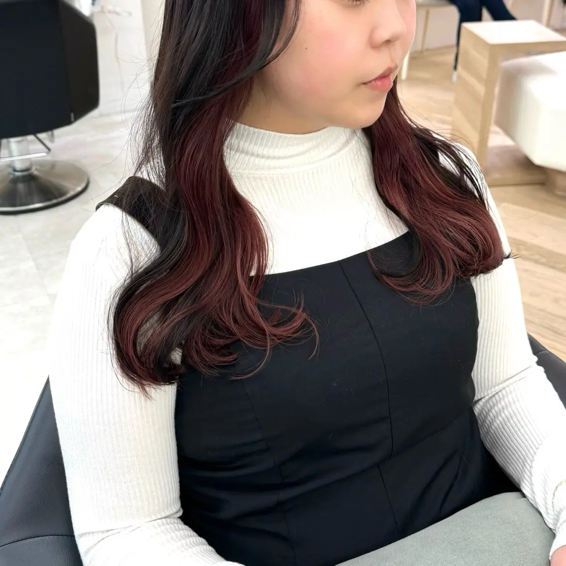 ロング カラー ヘアカラー NANO/ ブリーチ×レイヤーのヘアスタイル