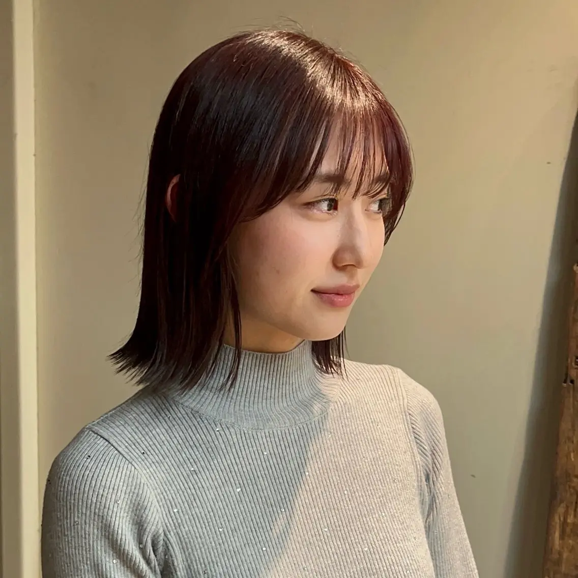 【リピート様限定クーポン/ケア剤付き❕】顔まわりカット➕透明感ワンカラー🪄の写真