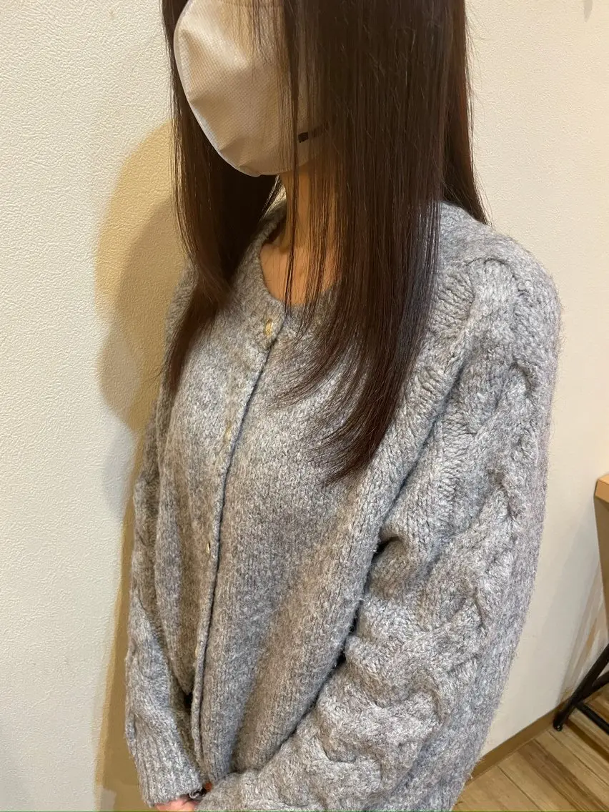 ロング 顔まわりレイヤー 顔周りカット レイヤーカット 中村 樹菜のヘアスタイル