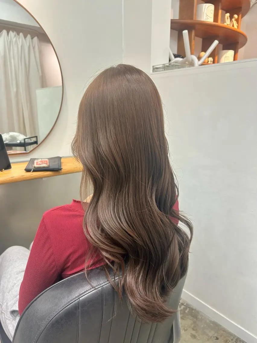 セミロング ヘアカラー トリートメント ヘッドスパ 🪷上品/アンニュイ /似合わせ🫧菜々子のヘアスタイル