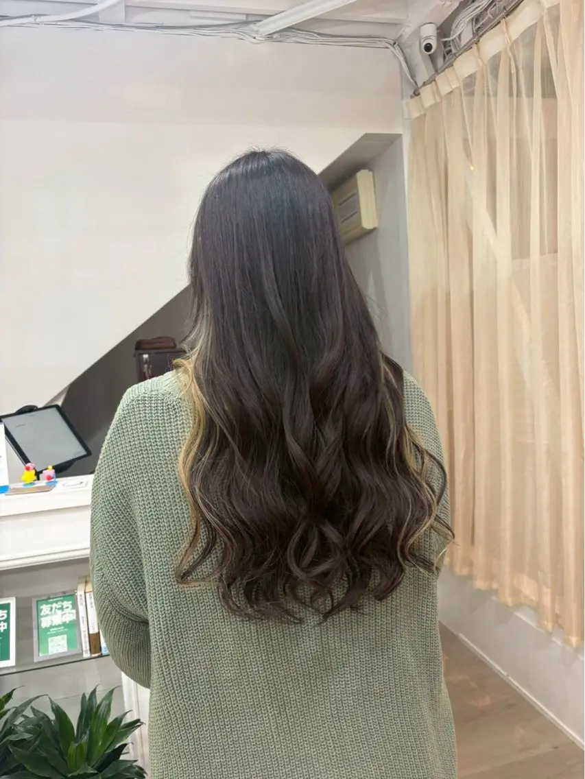 ロング カラー レイヤーカット ロング 全世代通いやすい /Lumi/ルミのヘアスタイル