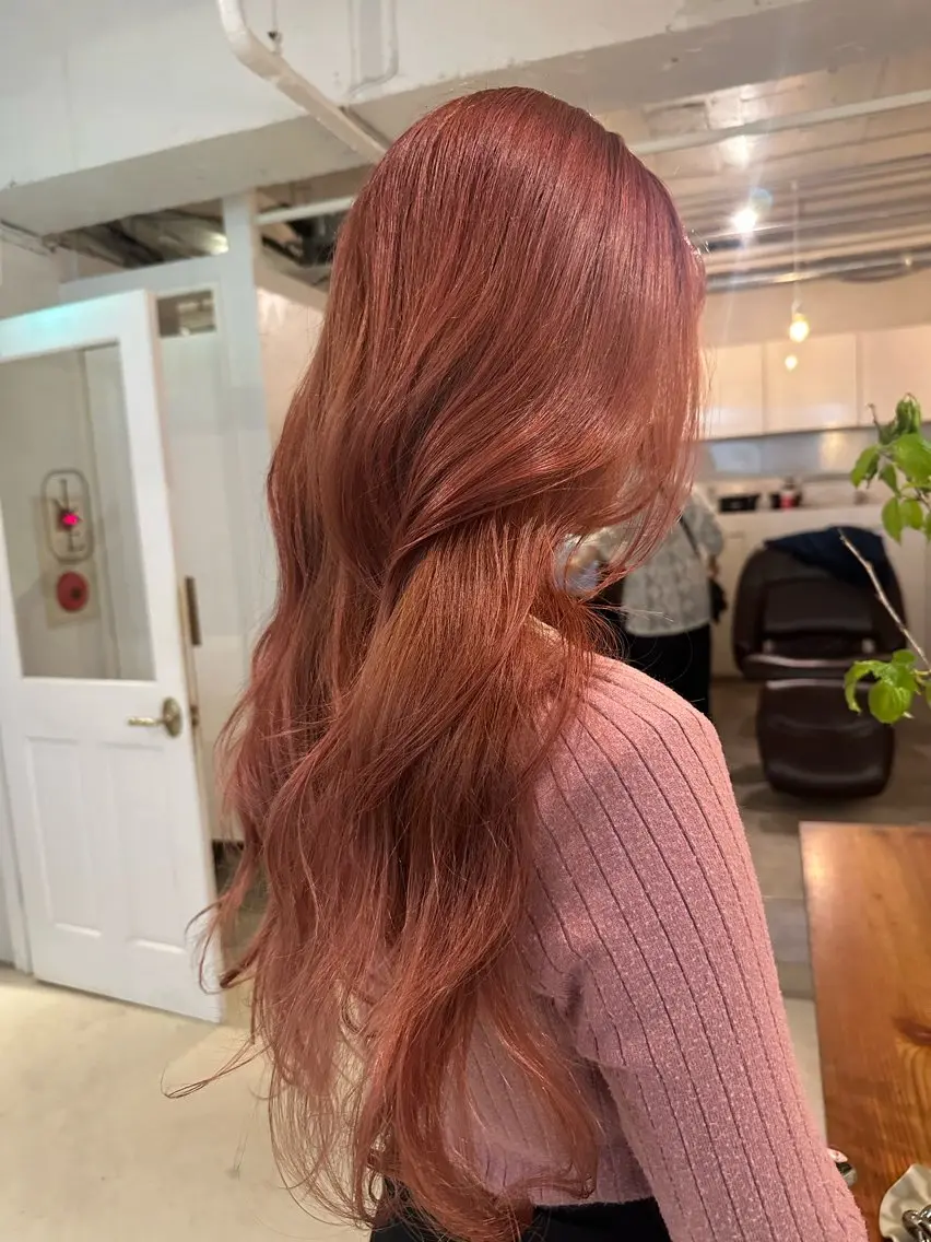 ロング ヘアカラー 愛/한국어◎ Hightone✨のヘアスタイル