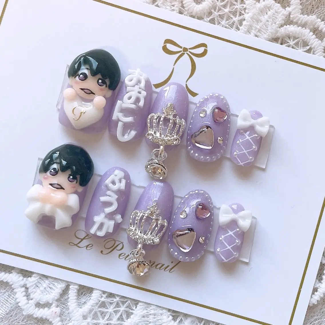 ネイル 大分市推し活ネイル 🎀ライブ・現場前にのネイルデザイン