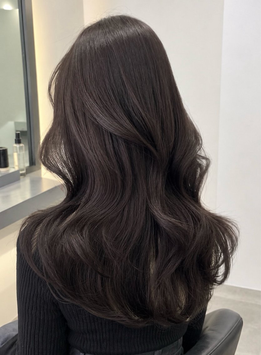 セミロング パーマ セミロングパーマ デジタルパーマ パーマ 美髪縮毛矯正/ 髪質改善/ゆいなのヘアスタイル