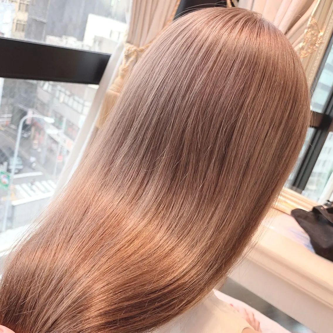 ロング カラー ハイトーンカラー 🥇KEN /レイヤー/カラーのヘアスタイル