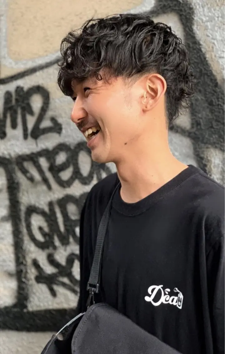 パーマ メンズ メンズパーマ ツイストスパイラルパーマ 刈り上げ スパイラルパーマ Te'Da/ メンズカット/みなみのヘアスタイル
