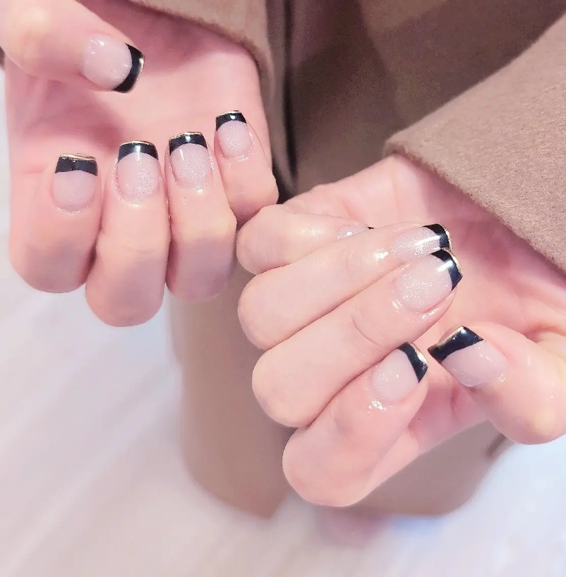 ネイル 長さ出し ジェルネイル 韓国ネイル マグネットネイル ニュアンスネイル ハンドネイル I LOVE ME NAIL.｡.:*♡のネイルデザイン