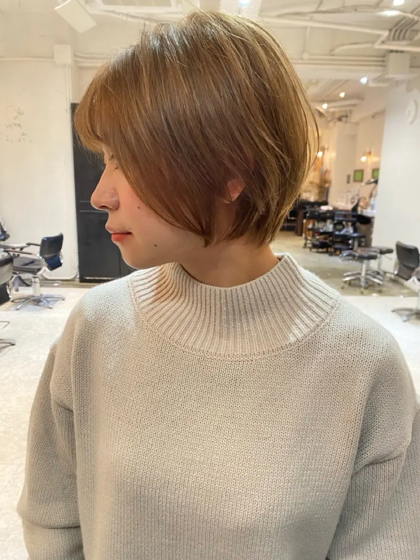 ショート レイヤー/ボブパーマ ⭐️NAOKIのヘアスタイル