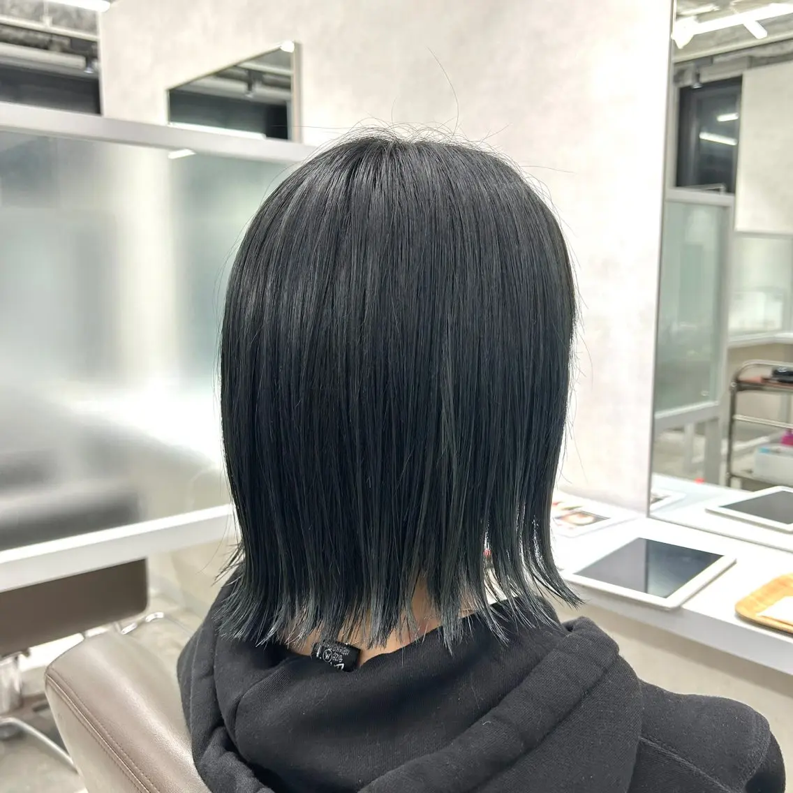 ミディアム 西梅田 トウマ モデル募集中‼️のヘアスタイル