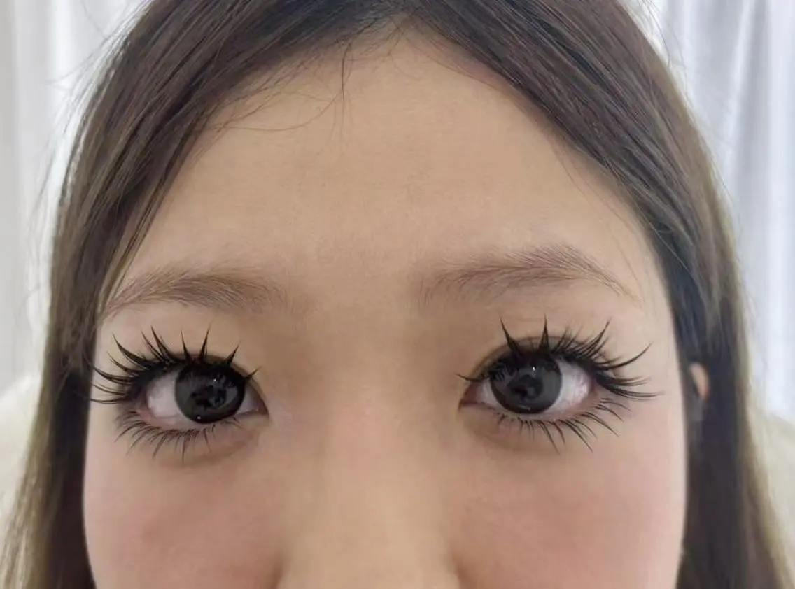 マツエク・マツパ フラットラッシュ パリジェンヌラッシュリフト まつげパーマ 下まつげエクステ 一重×まつ毛パーマ Miyu🤎マツエク 🌻LED日暮里店のマツエク・マツパデザイン